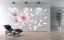 Adesivo murale per interni bouquet di fiori rosa - Dimensione dell'adesivo: 100 x 200 cm