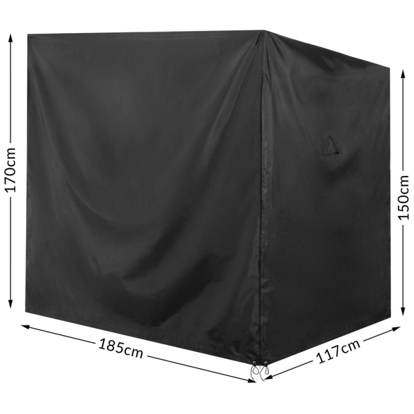 Terasz hinta CASARIA® kék, KINGSLEEVE® védőhuzattal