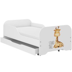 Letto per bambini MIKI 160 x 80 cm con motivo a giraffa