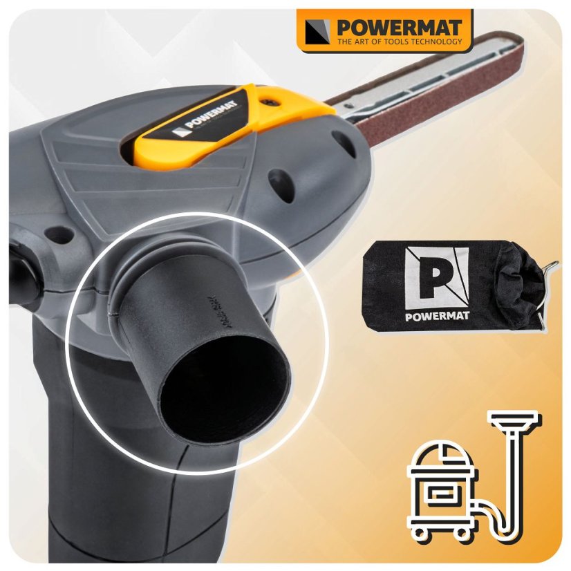 Șlefuitor cu bandă PM-STP-400T - 400W