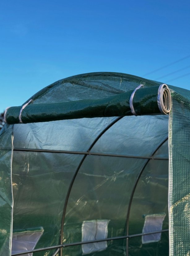 Veľký zosilnený záhradný fóliovník PRÉMIUM 3 x 6 m + DARČEK