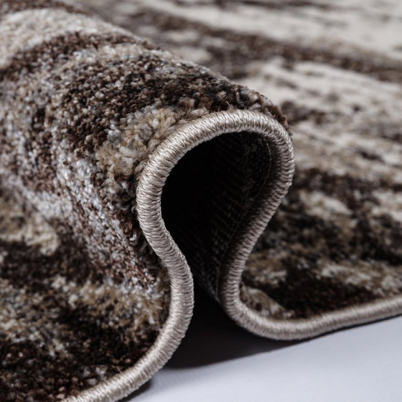 Praktikus nappali szőnyeg finom hullámos mintával, semleges színekben