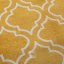 Egyedi sárga szőnyeg skandináv stílusban