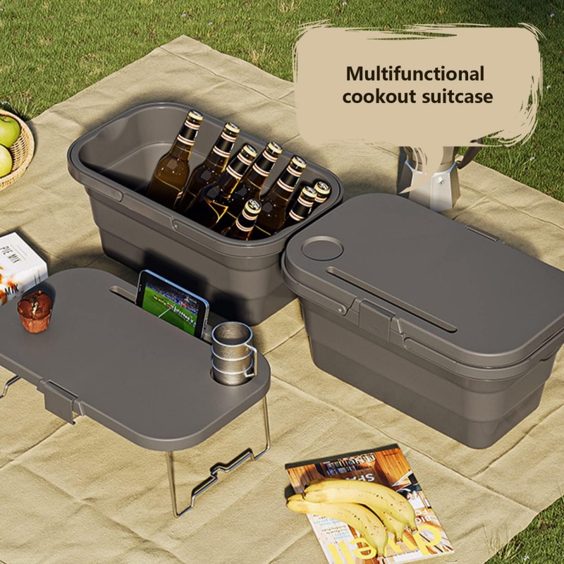 Coș de picnic pliabil 3in1