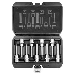 Set di inserti esagonali 1/2" 100 mm 9 pz 08-706 NEO