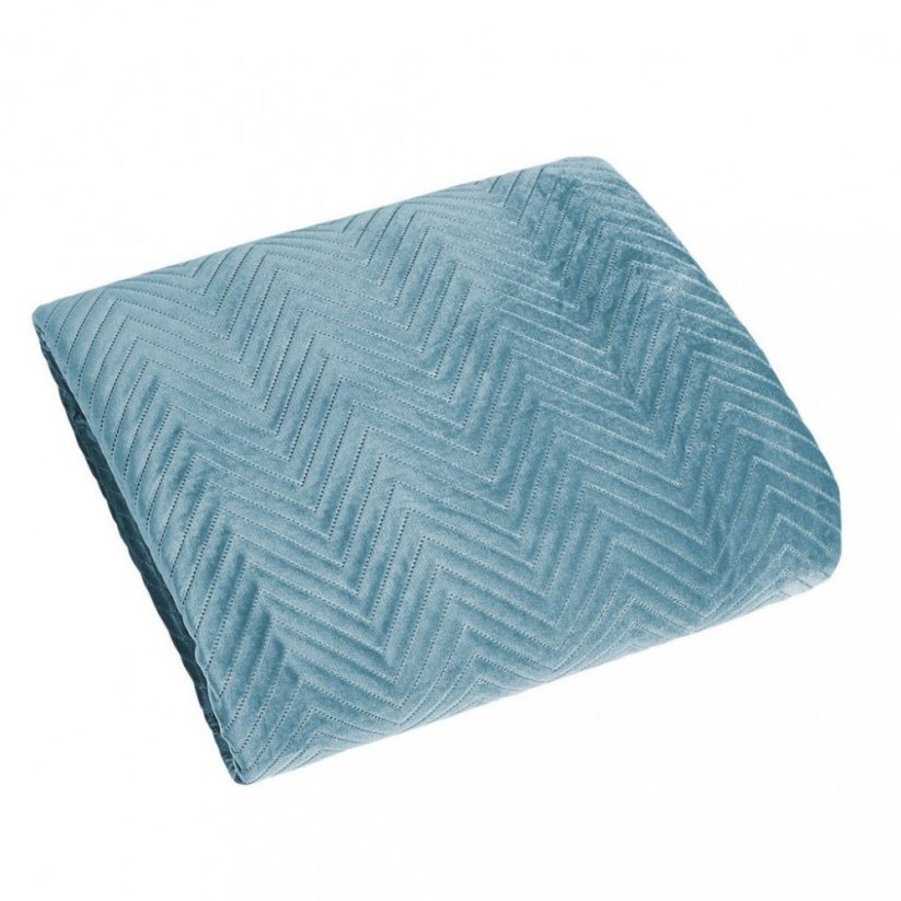 Luxus dekoratív ágytakaró kék ágyon - Méret: Szélesség: 200 cm | Hossz: 220 cm