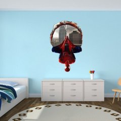 Dekorační nálepka s motivem Spiderman 3D 46x70cm