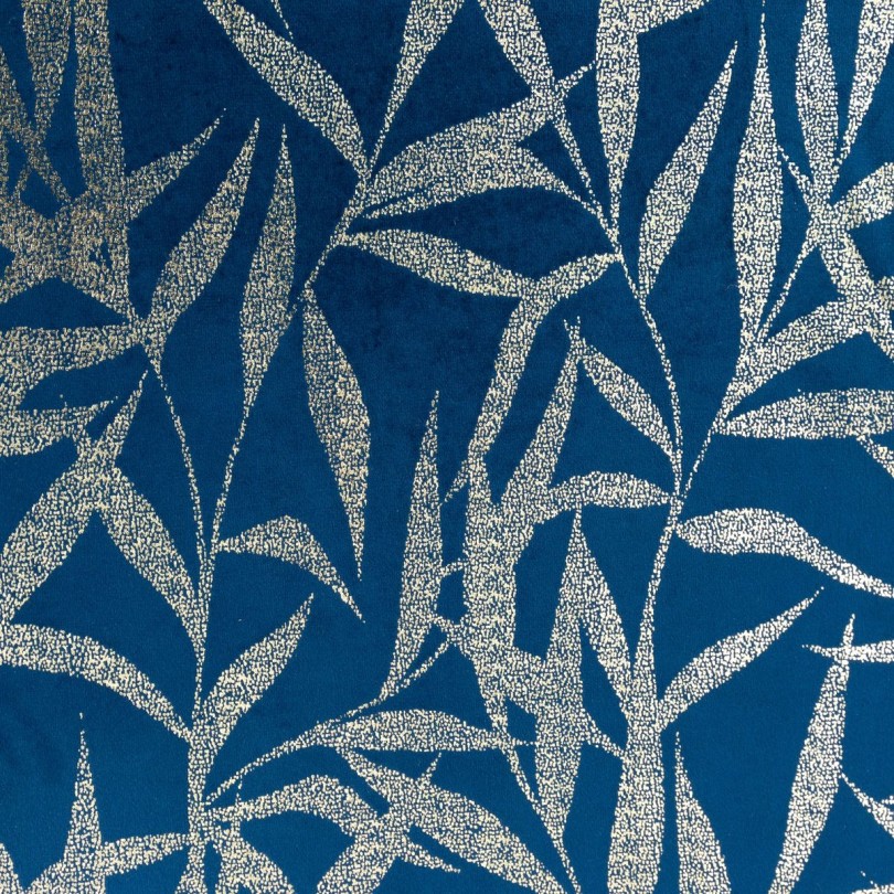 Bársony középső terítő kék mintával