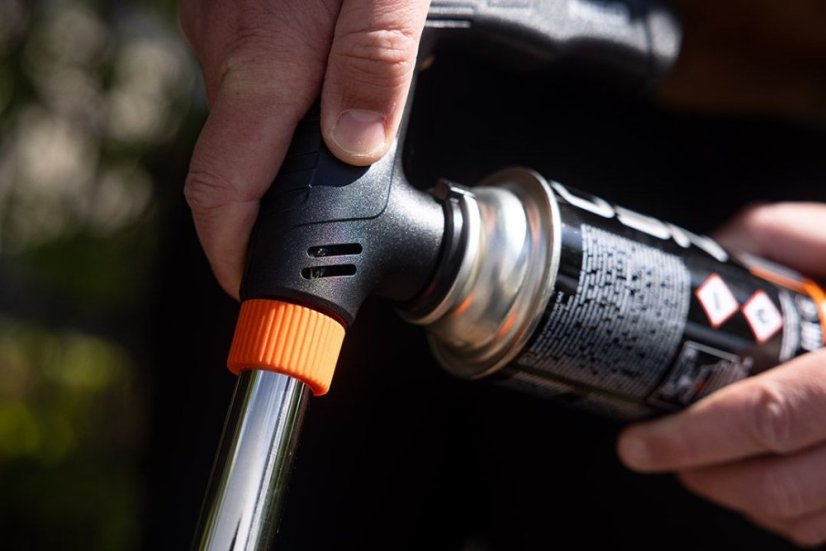 Gasbrenner mit piezoelektrischer, 360ST einschraubbarer Flammenüberwachung