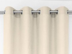 Luxus kész drapériák, krémszínú