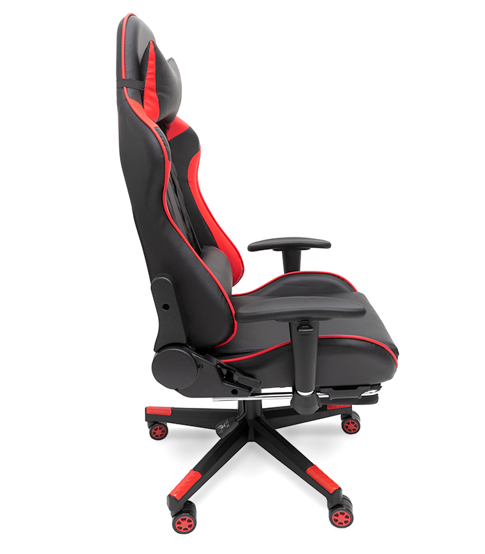 Masszázs játékszék lábtartóval - piros