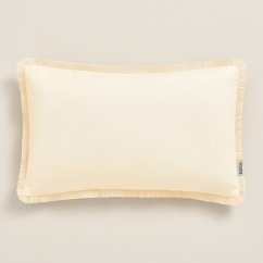 Krem jastučnica BOCA CHICA s resicama 30 x 50 cm