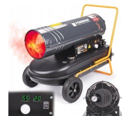 Ölerhitzer PM-NAG-40SN 40 kW mit einer Durchflussmenge von 820 m³/h