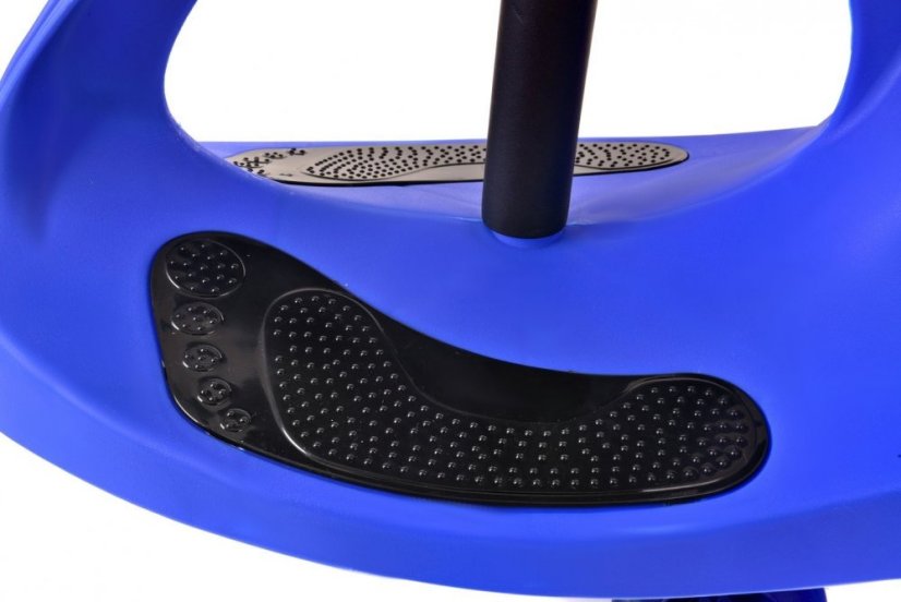 Kék színű gravitációs futóbicikli