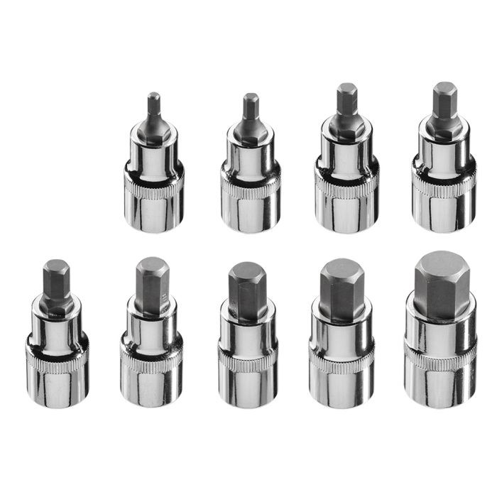 Šesťhranné bity na pätici 55 mm, sada 9 ks 08-705 NEO