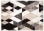 Moderner Teppich mit buntem Muster - Die Größe des Teppichs: Breite: 133 cm | Länge: 190 cm