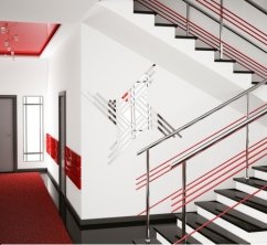 Moderní dekorační doplňky zrcadla na stěnu