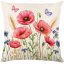 Obliečka na vankúšik s motívom jarných kvetov 45x45 cm