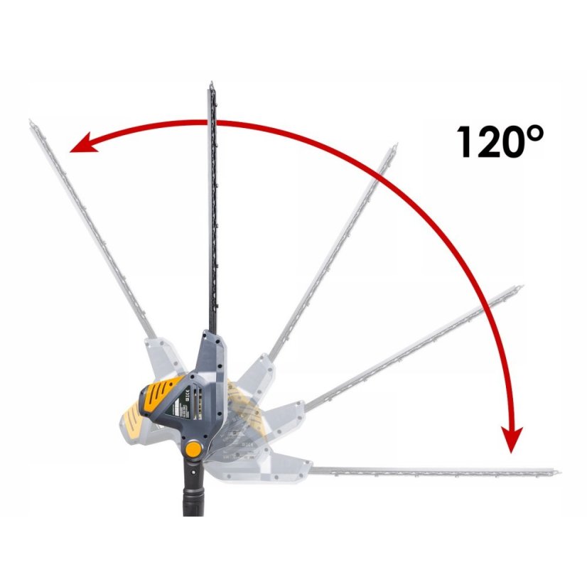 Elektrické tyčové nožnice na živý plot s výkonom 900W PM-NEW-900S-T