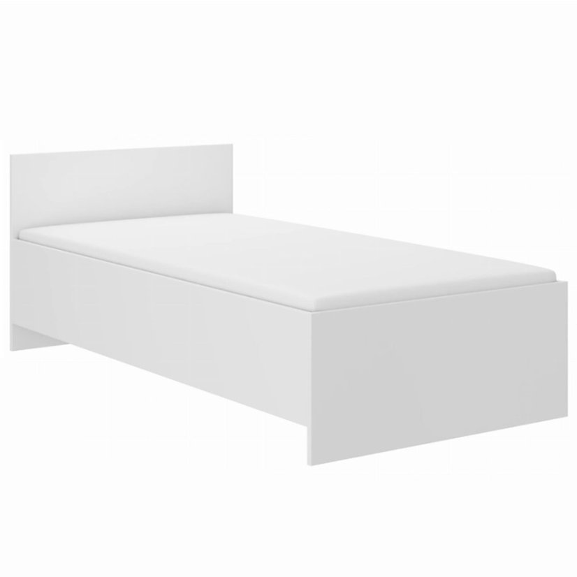 Otroška postelja JUNIOR 180 x 90 cm v beli barvi