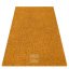 Качествен килим с висок косъм в цвят горчица