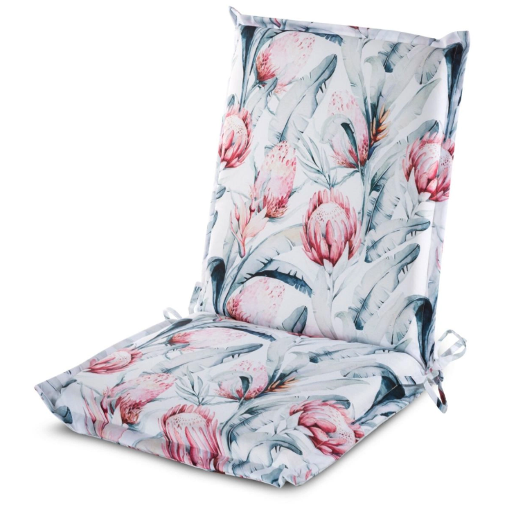 Záhradná vankúšová poduška s romantickým kvetinovým vzorom