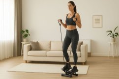 Fitness-Stepper mit Expander und LCD-Zähler