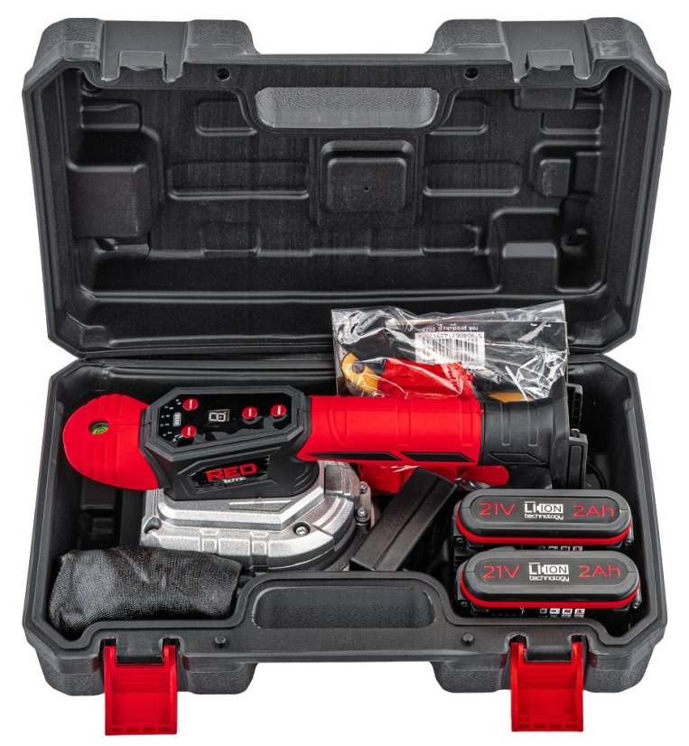 Vibráló tapadókorong csempékhez és üveghez LCD kijelzővel és 2 elemmel - RTAPW0155