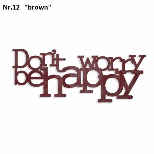 Motivačný nápis na stenu z akrylového skla