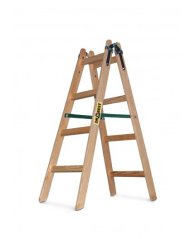 Scala in legno a due pezzi 2 x 4 con capacità di carico di 150 kg
