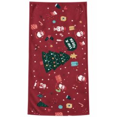 Prosop de bucătărie din microfibră cu motiv de Crăciun 25 x 50 cm