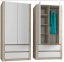 Dulap modern cu două uși MODERN B20 180 x 90 x 55 cm - diferite variante de culoare
