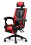 Висококачествен червен геймърски стол COMBAT 4.2