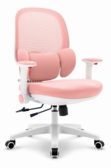 Sedia ergonomica per bambini rosa HC-999 - tessuto