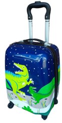 Детски куфар за пътуване с динозавър 31 л + раница 