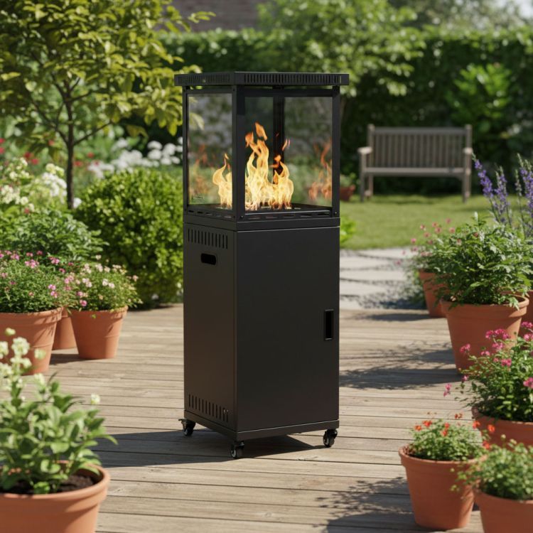13 kW Plynový ohrievač ideálny na terasy a záhrady