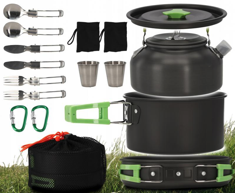 Sada kempingového riadu 16v1