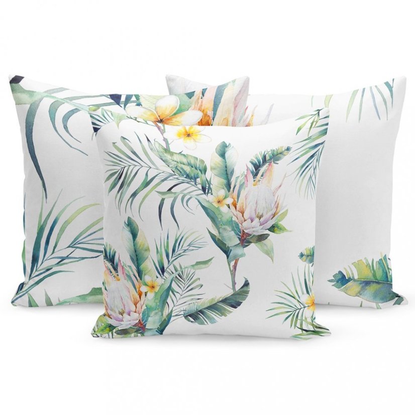 Dekoračné obliečky na vankúše 40x40 s kvetinami