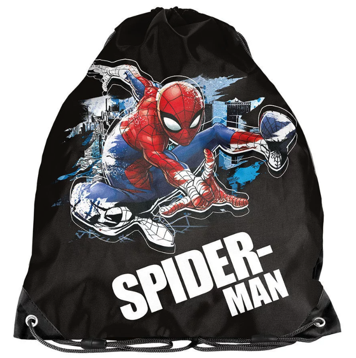 Set scuola 3 pezzi SPIDER-MAN - zaino su ruote + astuccio per matite + borsa a pantofola