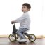 Monopattino per bambini in nero con design spaziale
