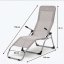 Șezlong de grădină pliabil ergonomic Loft S-Curve Texteline