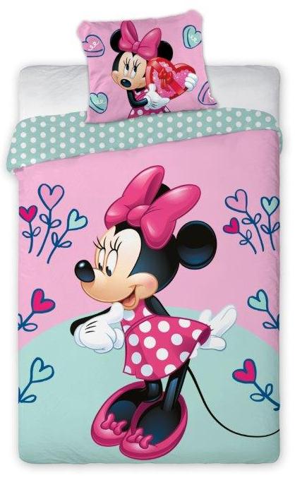 Lenjerie de pat pentru copii, cu motiv Minnie Mouse