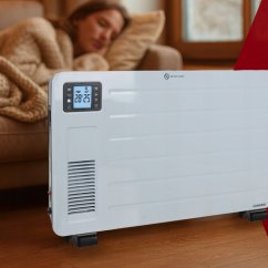 Energeticky úsporný elektrický konvektor Kaminer ZIFLO 2300W s WiFi ovládaním a turbo ventilátorom