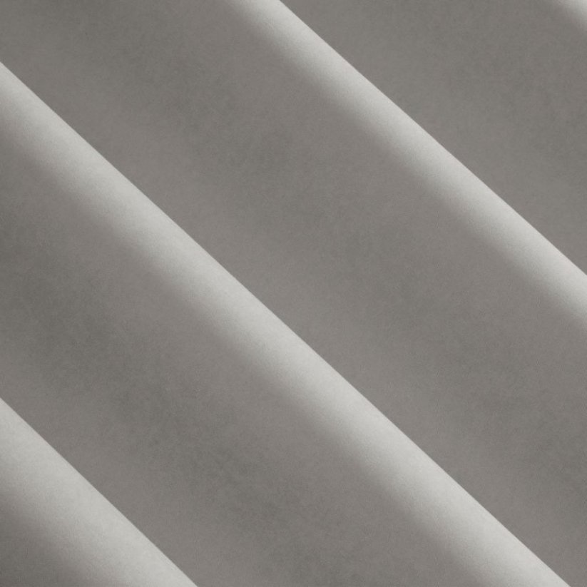 Tamno siva zavjesa za zamračivanje gustog tkanja 140 x 250 cm