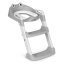 Kindertoilettensitz ECOTOYS grau mit Stufen und Leiter