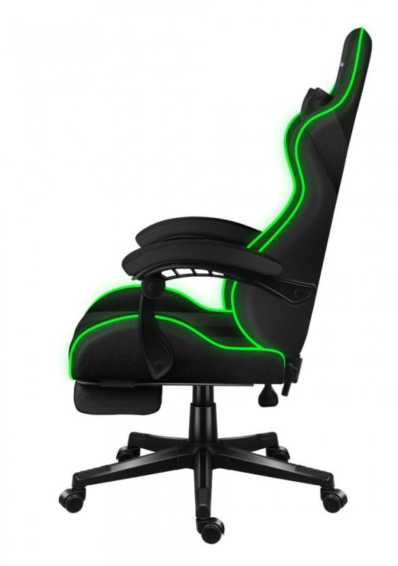 Kvalitní herní křeslo v černém provedení FORCE 4.7 RGB MESH