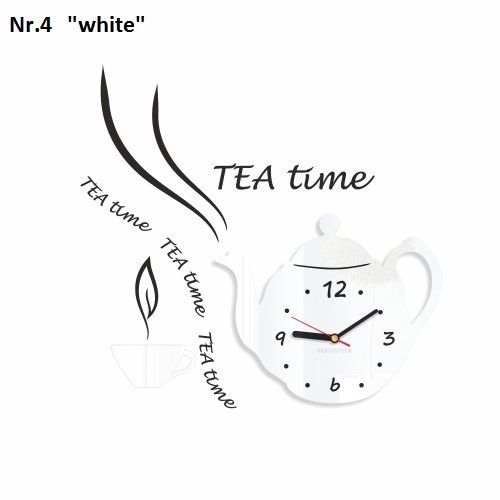 Dekoračné kuchynské hodiny Tea Time