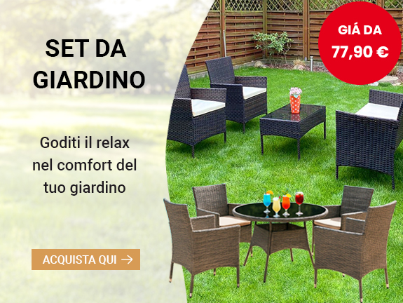 Set da giardino