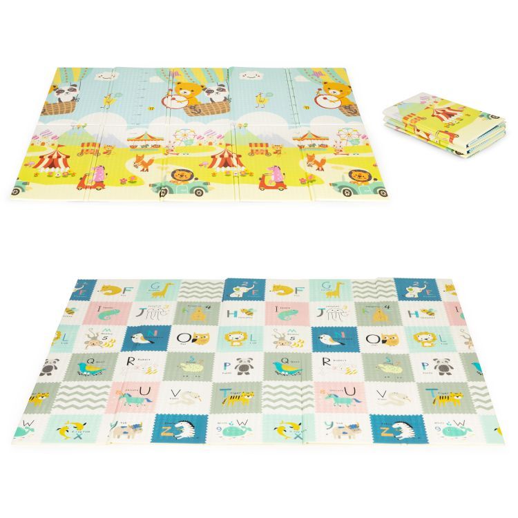 Schaumstoffmatte für Kinder 147 x 193 cm - doppelseitige Matratze