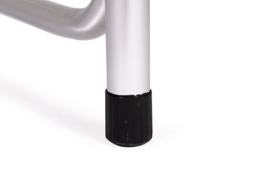 Skladací cateringový stôl 119,5x60 cm biely so 4 stoličkami